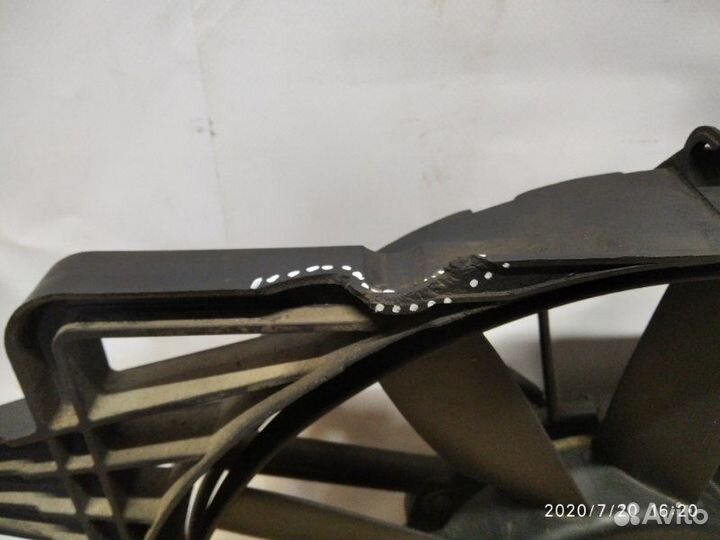 Диффузор с вентилятором Renault Clio 1 2001-2005