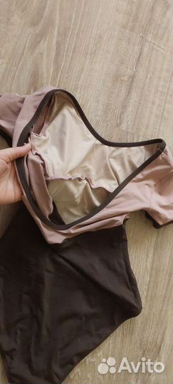 Купальник гимнастический коричневый