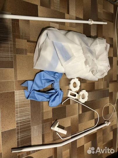 Балдахин с держателем на детскую кроватку