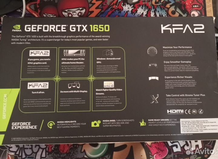 Видеокарта GTX 1650 4gb