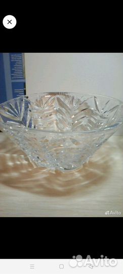 Салатница, хрусталь,СССР