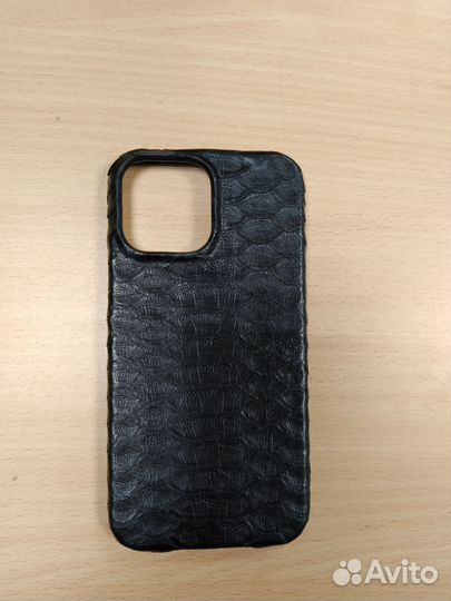 Чехол на iPhone 13 pro max кожаный