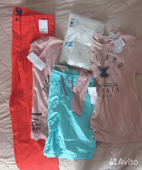 Пакет новых вещей на девочку 10 лет