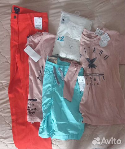 Пакет новых вещей на девочку 10 лет