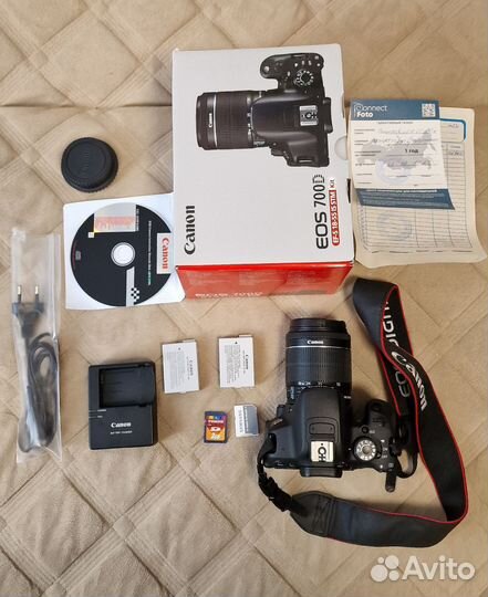 Фотоаппарат Canon EOS 700D+ sigma DC 17-50 мм, 2.8