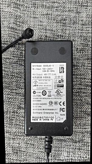 Блок питания sa06l48-v 48В 2А для Dlink и POE