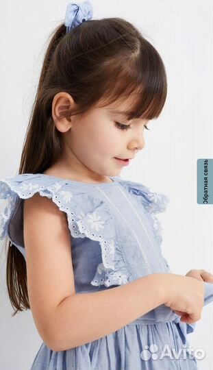 Платье для девочки летнее 122 c&a