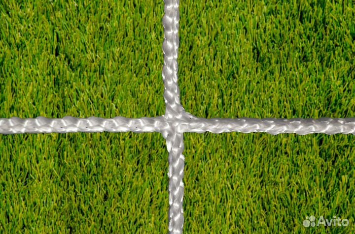 Сетка для футбольных ворот 7,5*2,5 м нить 3,0 мм