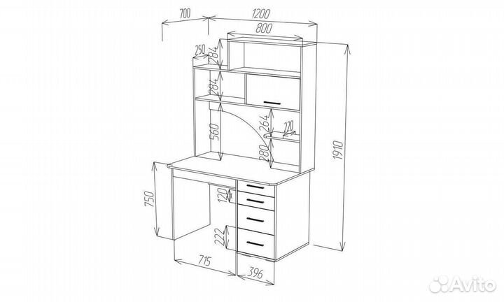 Компьютерный стол ск-56