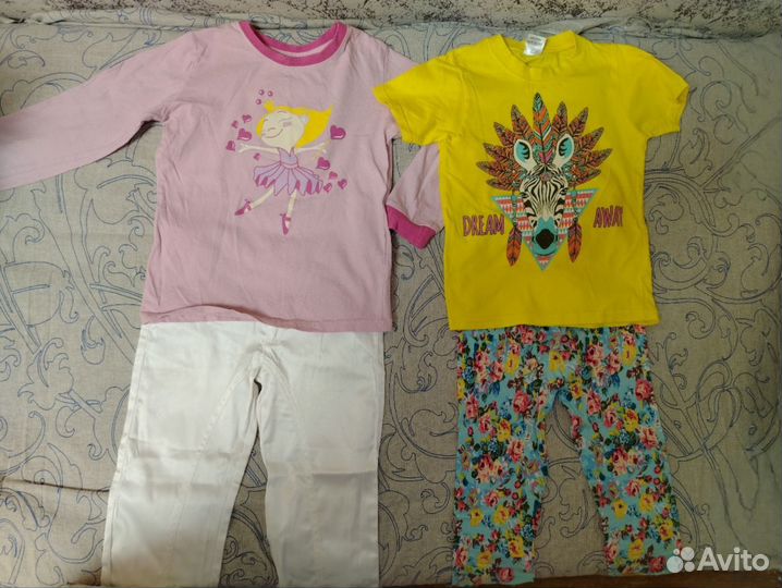 Пакет одежды на девочку 6-7 лет