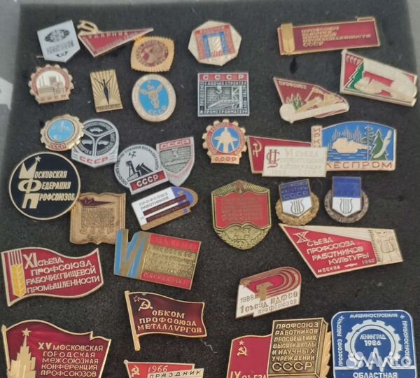 Значки СССР, профсоюзы