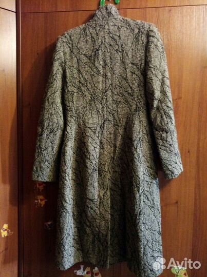 Пальто драповое (шерсть) размер 44