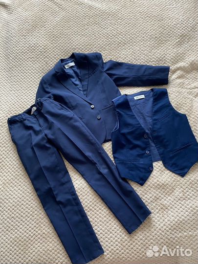 Костюм школьный 122 синий
