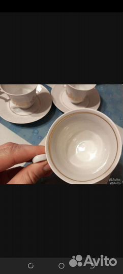 Сервиз кофейный Барановский фарфоровый завод СССР