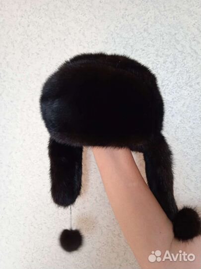 Шапка норковая подростковая