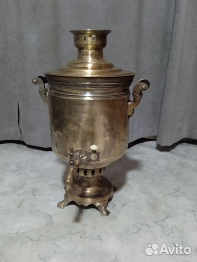 Самовар на дровах старинный