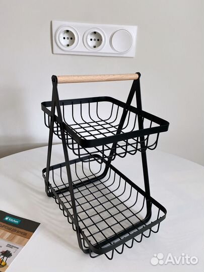 Корзина для фруктов металлическая