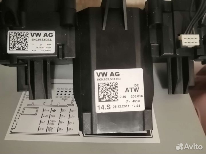 Подрулевой переключатель volkswagen