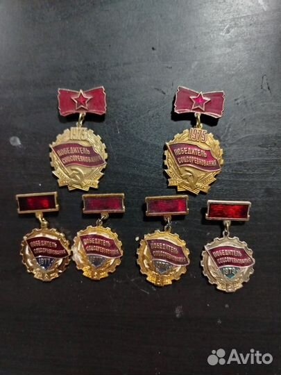 Значки СССР набором