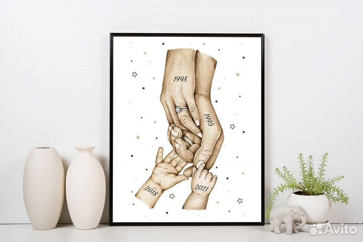 Семейный постер