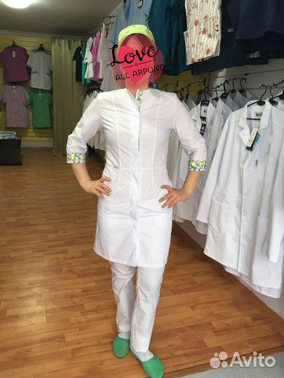 Медицинский халат женский