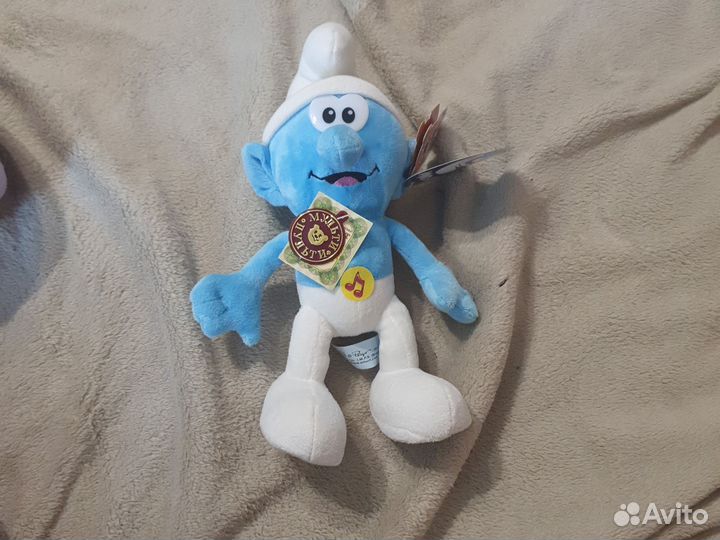 Мягкая игрушка смурфик Шайлушай поёт 26 см