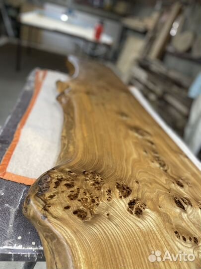 Полки из Слэбов, карагач, тополь, ясень