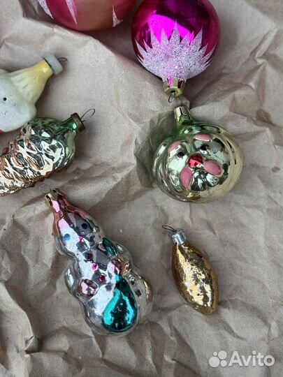 Елочные игрушки СССР