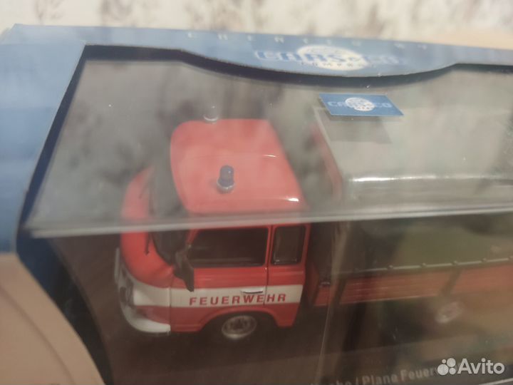 Barkas (баркас) b1000, пожарная, модель, 1:43