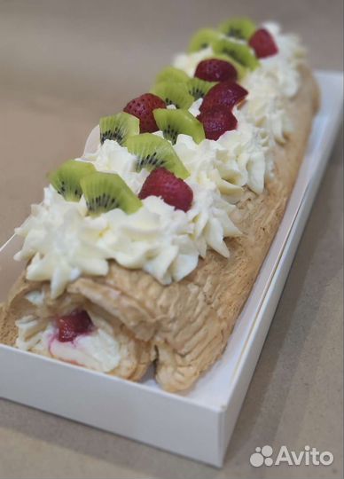 Меренговый рулет