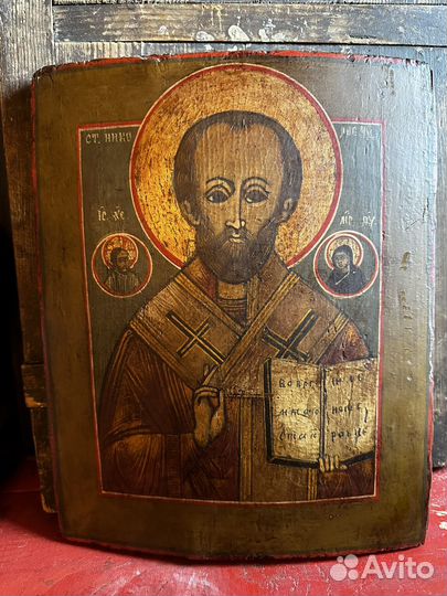 Икона николай чудотворец 19 век