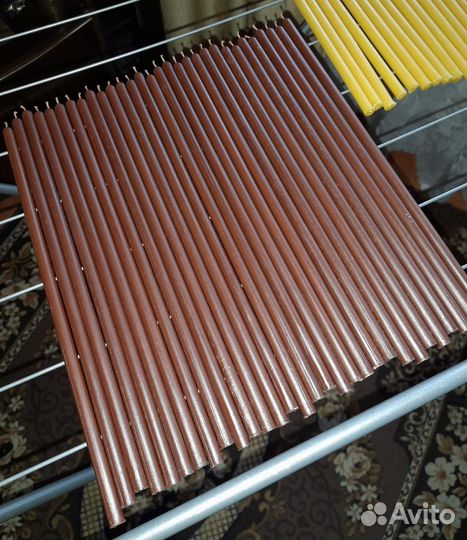 Свечи восковые цветные