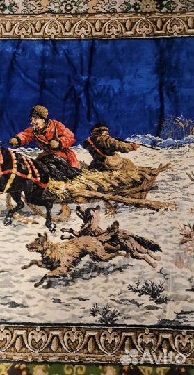 Плюшевый ковер настенный 