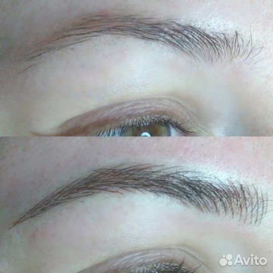 Микроблейдинг бровей Волосковый эффект