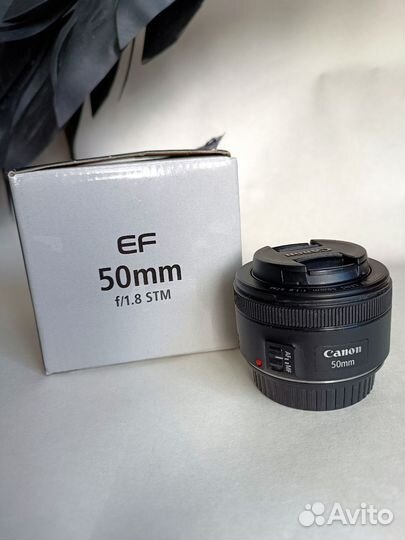 Объектив canon 50mm 1 8stm