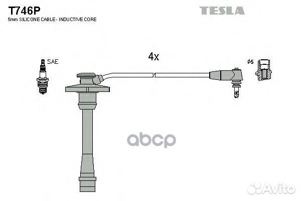 T746P-TSL к-кт проводов Toyota Avensis/Carina