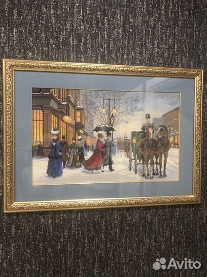 Картина вышитая крестом