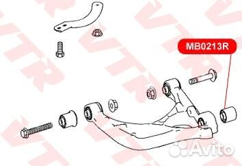 Сайлентблок нижнего рычага задней подвески