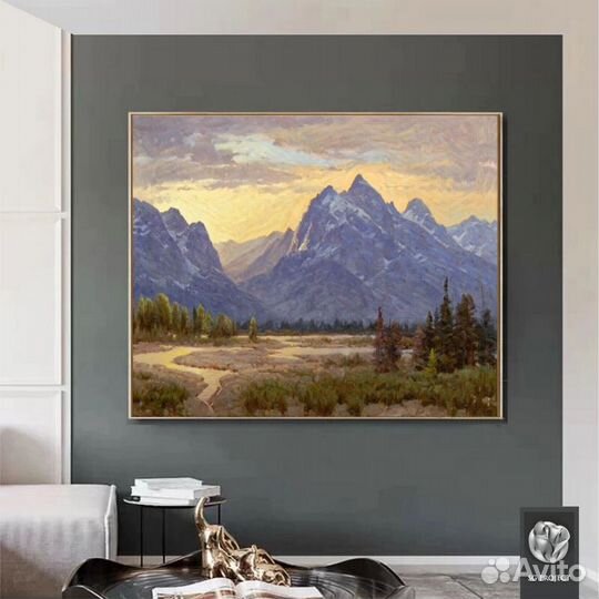 Картина-Величественные горы