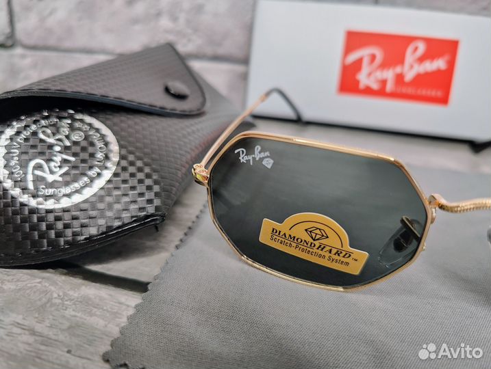 Солнцезащитные очки Ray-Ban Octagonal Стекло