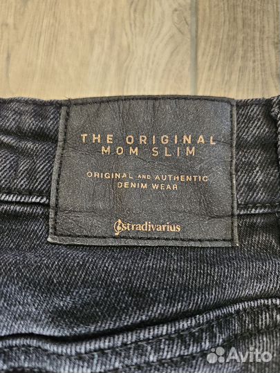 Джинсы stradivarius черные