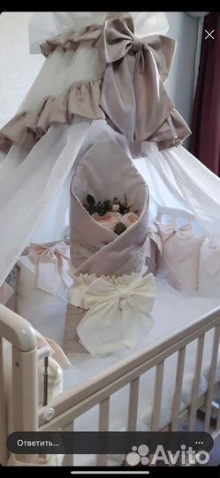 Бортики в детскую кроватку