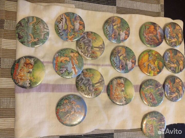 Значки Маугли времён СССР