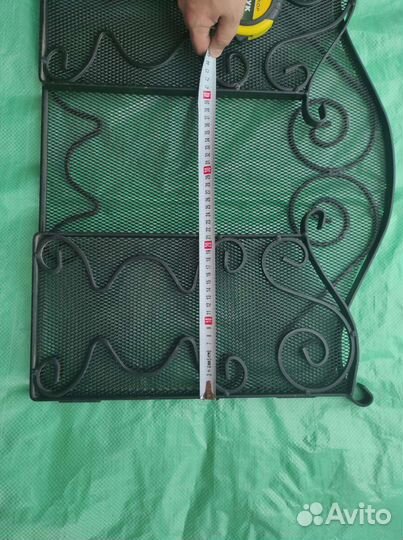 Экран кованый трехстворчатый для камина защитный