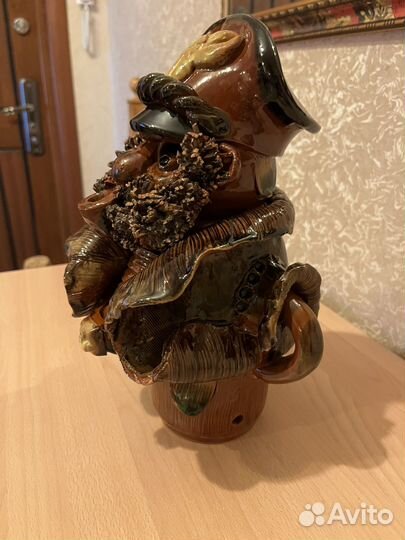 Статуэтка обливная керамика майолика, СССР