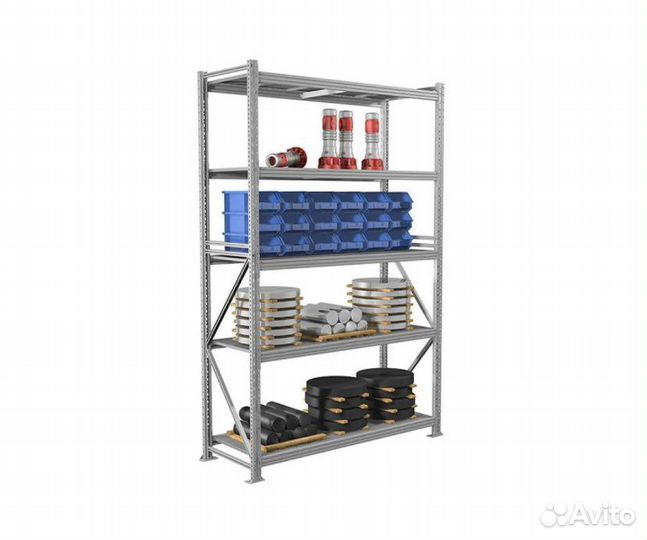 Стеллаж металлический среднегрузовой