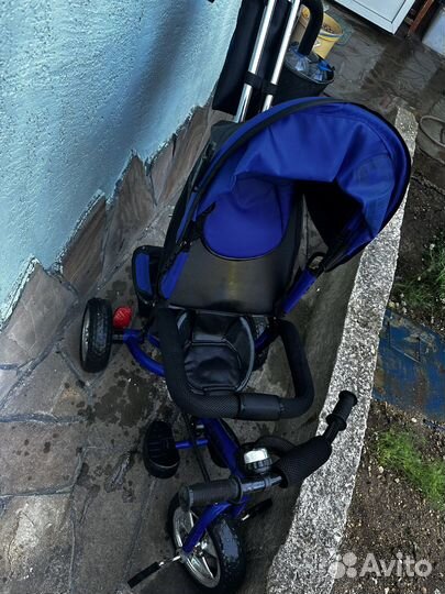 Велосипед коляска с ручкой