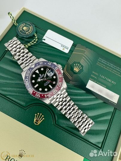 Rolex GMT-Master II Pepsi 40 mm 126710blro Jubilee