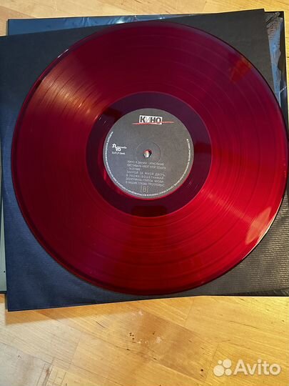 Кино Виктор Цой в Дании красный винил