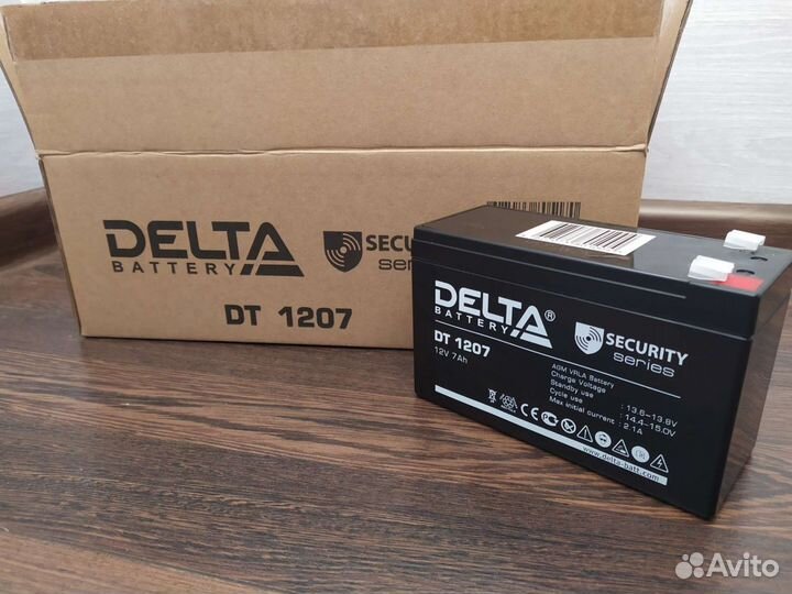 Аккумуляторы delta DT 1207 (12v 7Ah)